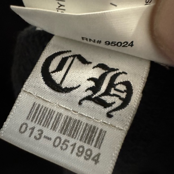 Chrome Hearts Matty Boy Chomper Leather Patch Zip-Up Hoodie - Picture 14 of 14